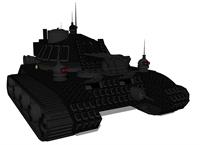 3D Model of M48 Patton Stealth Concept